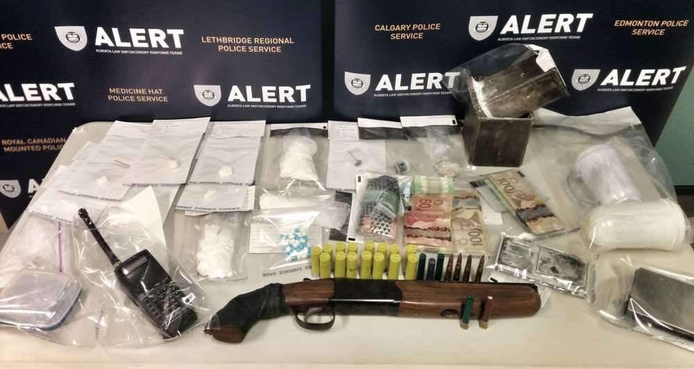 ALERT seizes drugs, sawed-off shotgun from Grande Prairie home