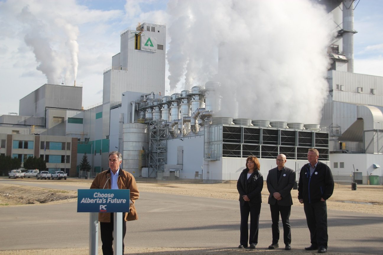 Prentice campaign applauds local forest industry