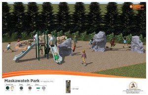 Maskwôtêh Park Pod 3 - Rocks & Ropes