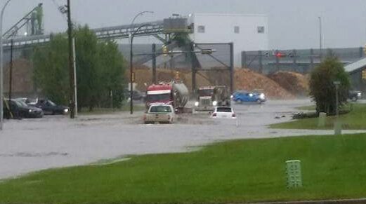 Grande Prairie comes close to rainfall record