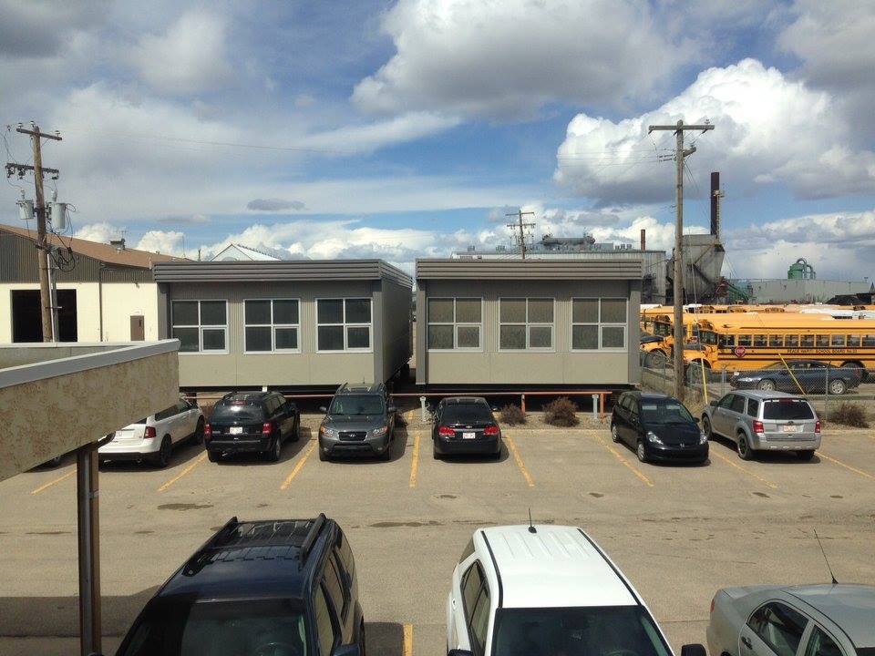 Modular classrooms arrive at Harry Balfour