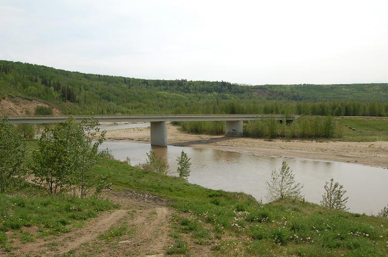 Significantly low water levels in Peace region