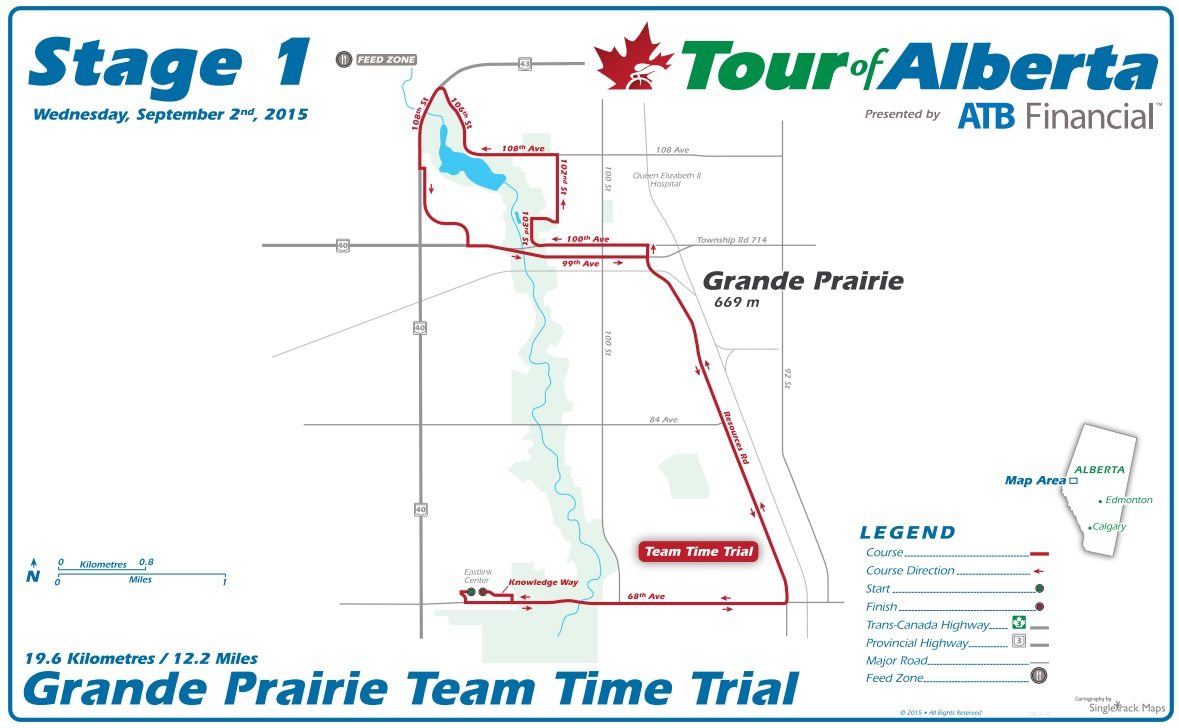 Tour of Alberta arrives in Grande Prairie