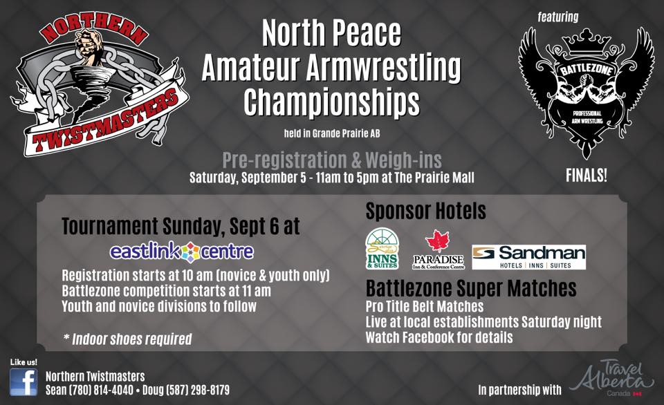 Northern Twistmasters pull together weekend of armwrestling competition