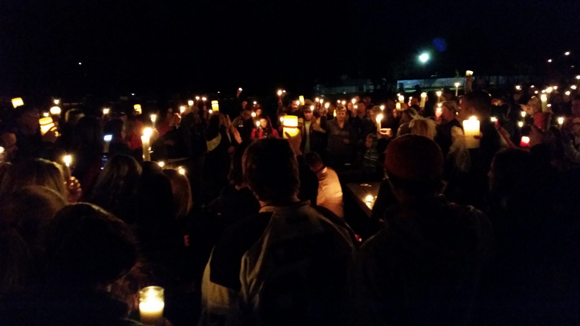 Candlelight vigil held for Blairmore murder victims
