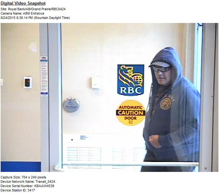 Police still looking for South 40 RBC robbery suspect