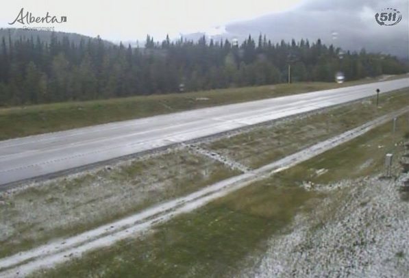 Snowfall warning issued for Tour of Alberta stage 3 route