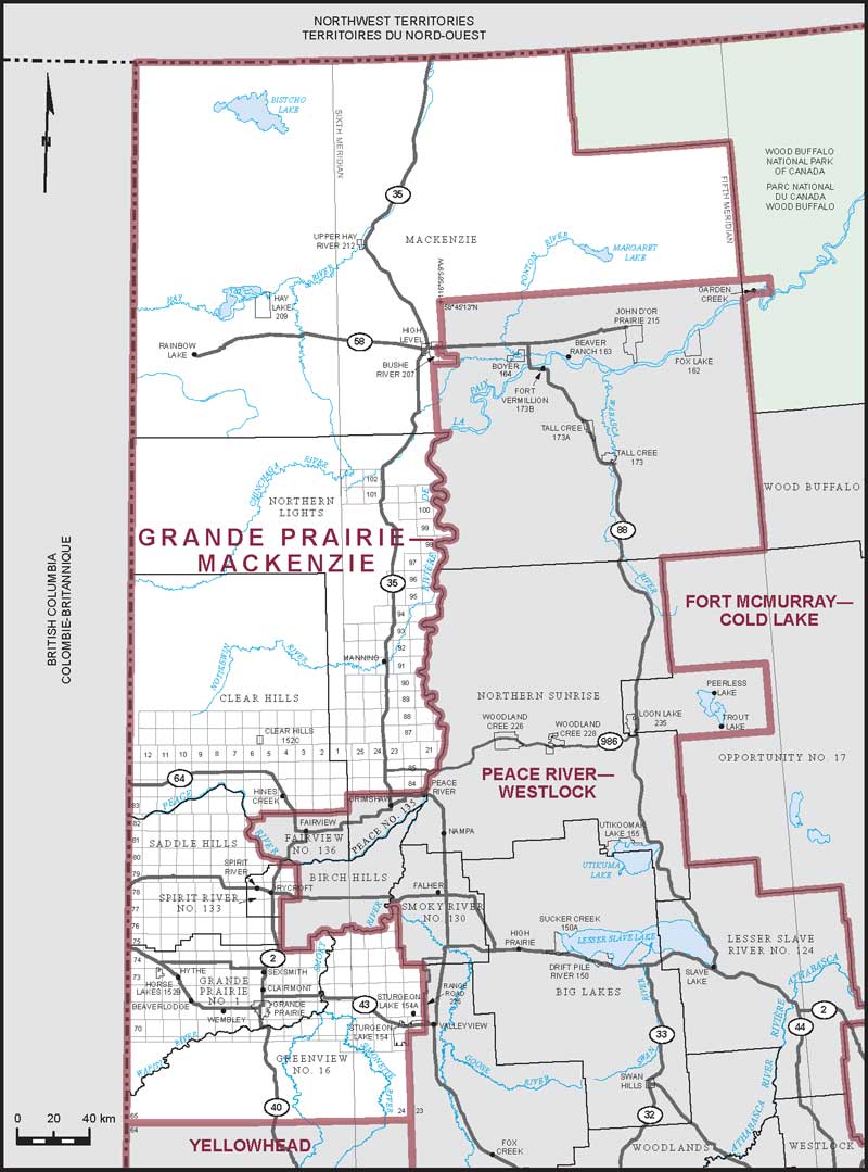 Full election results for Grande Prairie-Mackenzie