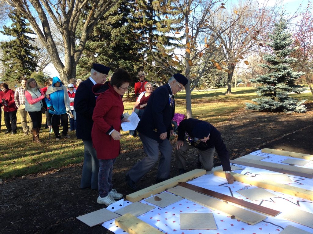 Dutch-Canadian Friendship Tulip Garden planted in Grande Prairie