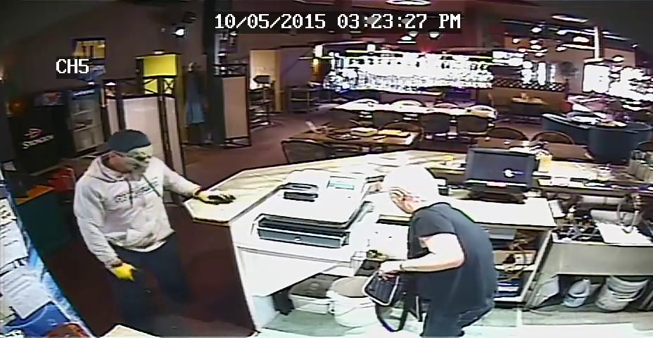 Jackpot Grill robbed by man in Halloween mask