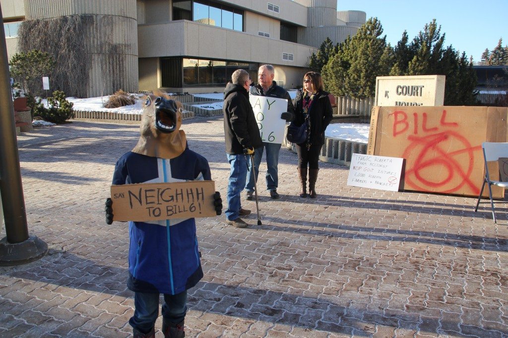 Bill 6 rally