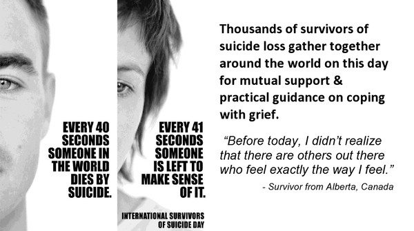 SPRC to mark International Survivors of Suicide Day