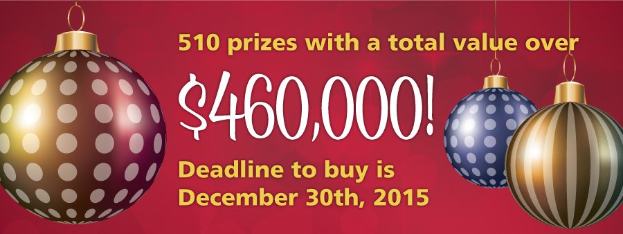New Cars for Christmas Mega Lottery draw set for Monday