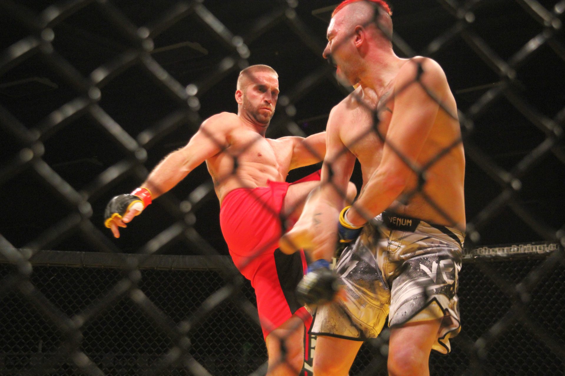 Local fighter wins with head kick in professional debut