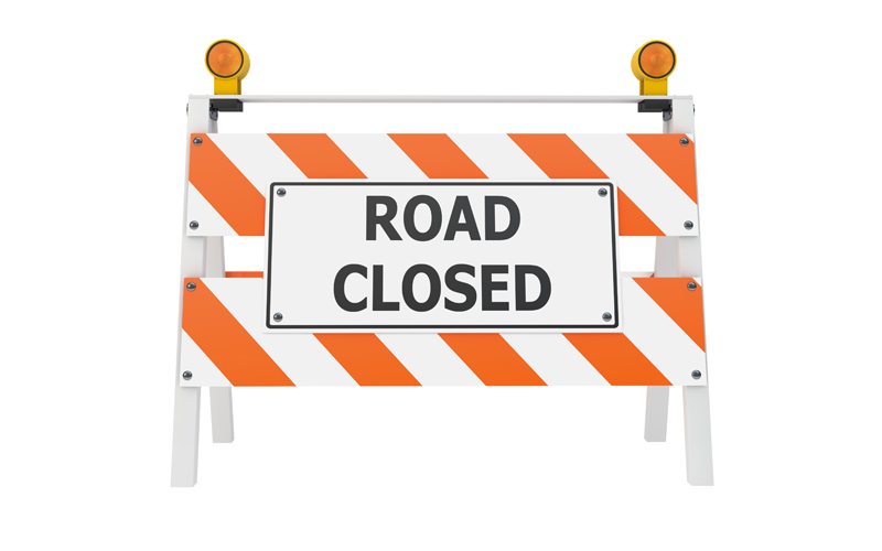 Road closed on Township 722