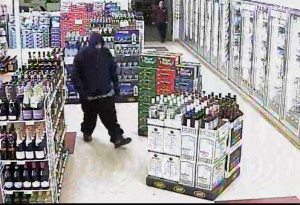The suspect in the Liquor Barn robbery, RCMP
