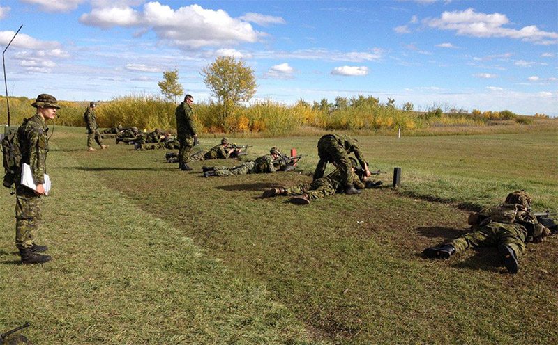 Military training in Grande Prairie this weekend
