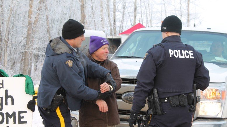 Three arrested at Site C protest