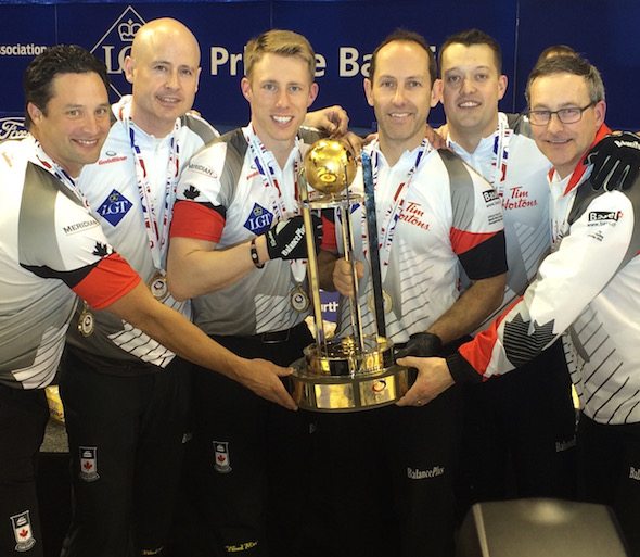 Team Canada wins gold at 2015 World Men’s curling championship