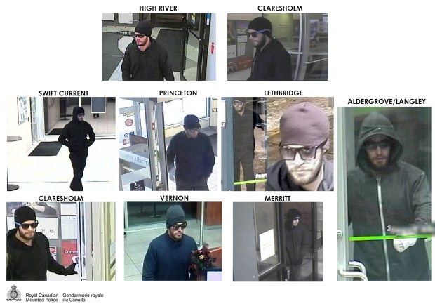 Serial bank robber pleads guilty in Kamloops