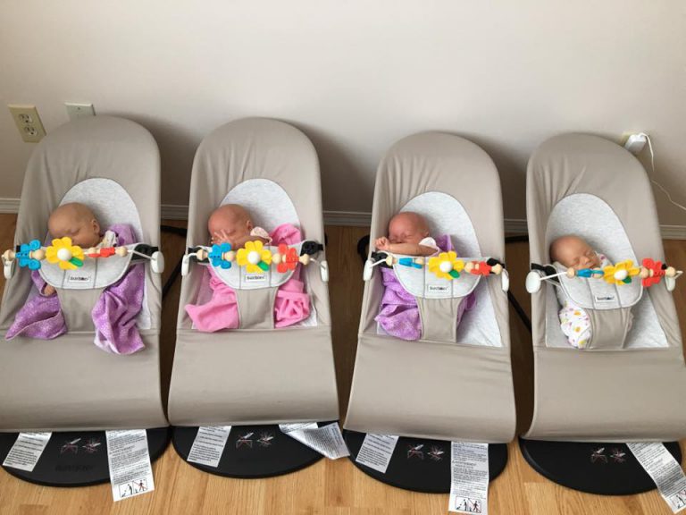 Hythe quadruplets “happy and healthy” at six months old