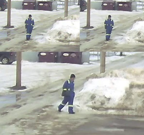 RCMP release surveillance photos of bank robbery suspect