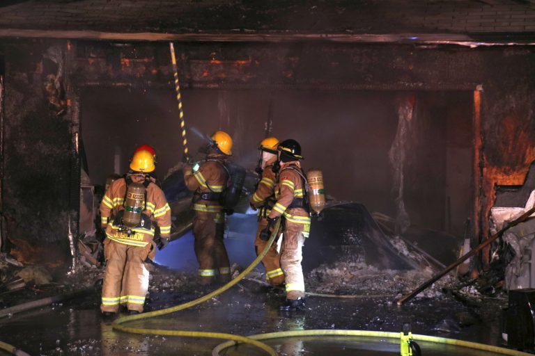 Fire destroys attached garage in Mission Park area