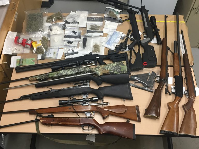 UPDATE: Large amount of drugs, guns found in Peace River home