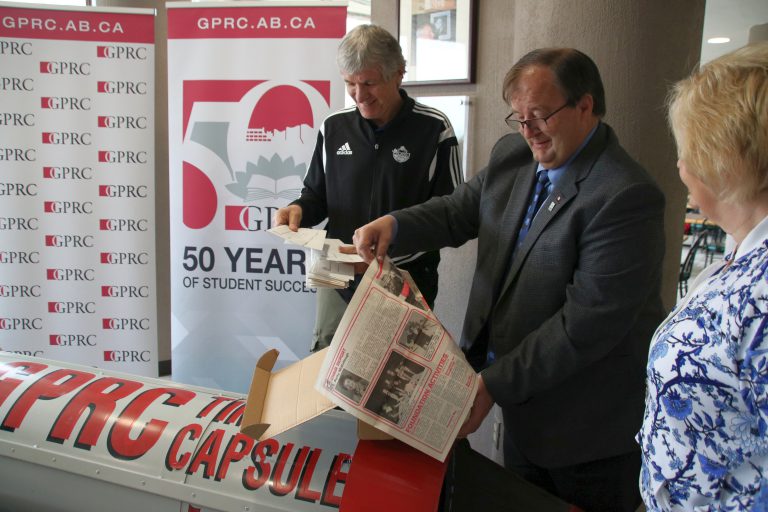 GPRC opens 25th anniversary time capsule