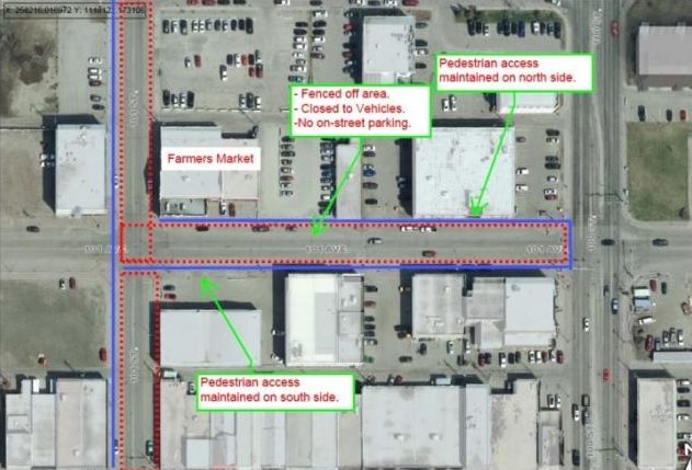 101 Avenue closure downtown starts Thursday