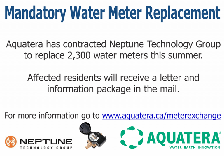 Aquatera replacing 2,300 old water meters