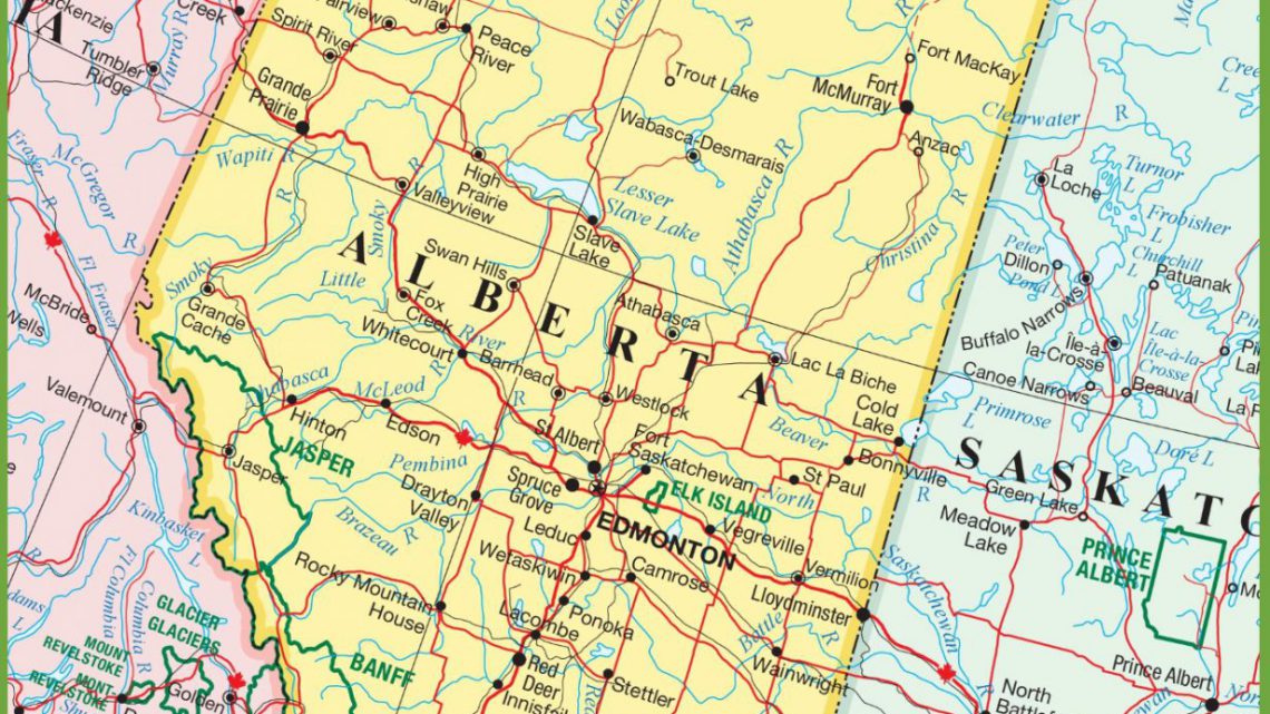 Large Detailed Map Of Alberta With Cities And Towns1 1140x641 