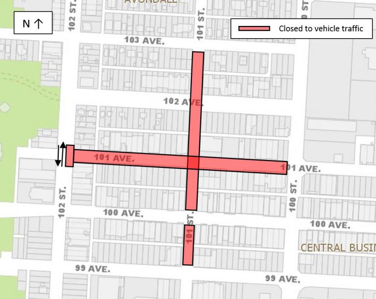 Lane closures planned for 102nd Street downtown