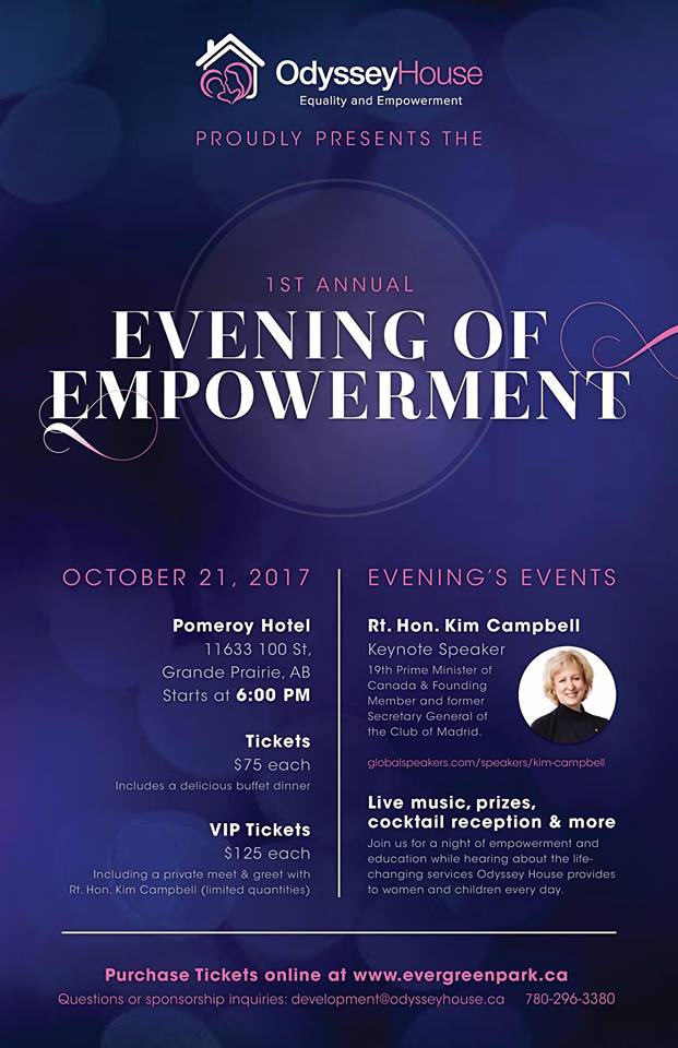 Kim Campbell to highlight 1st annual Evening of Empowerment