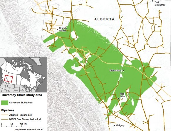 NEB report finds Duvernay field holds biggest shale oil reserves in Canada