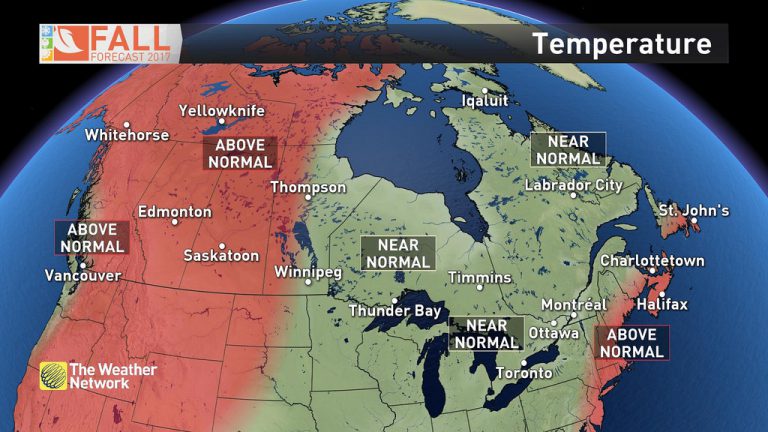 Warm fall to follow cold end to September