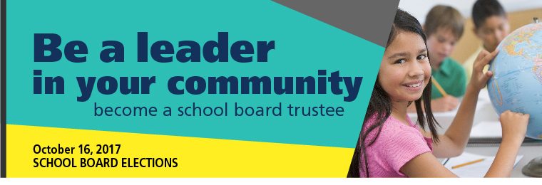 School board trustee positions up for grabs