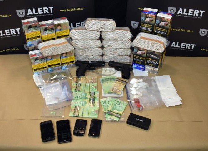 Two arrested in Grande Prairie drug bust