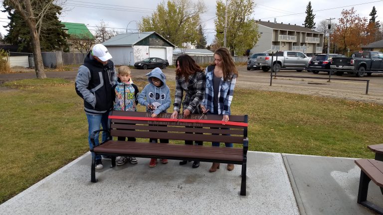 Avondale buddy benches dedicated to beloved parent