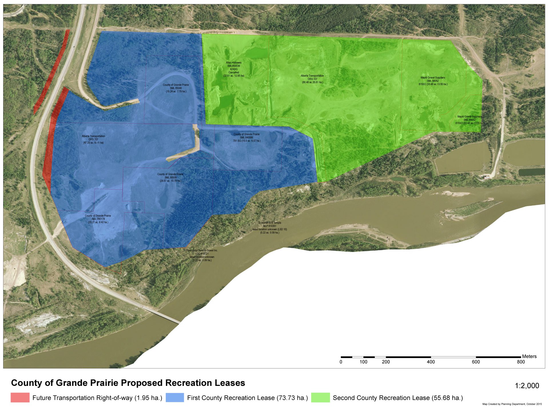 Map of Wapiti Recreation Area Management Plan