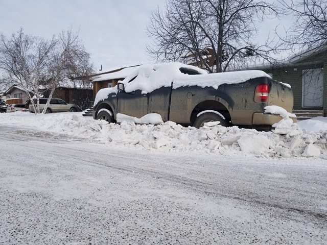 Windrow clearing pilot project now underway