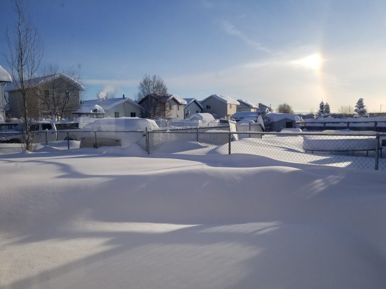 Grande Prairie nearly doubles snowfall record