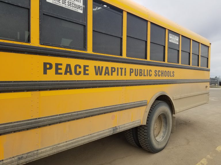Southern Peace Wapiti Public School Division high school bus routes cancelled