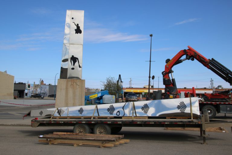 Canada Winter Games monument removed for safety inspection