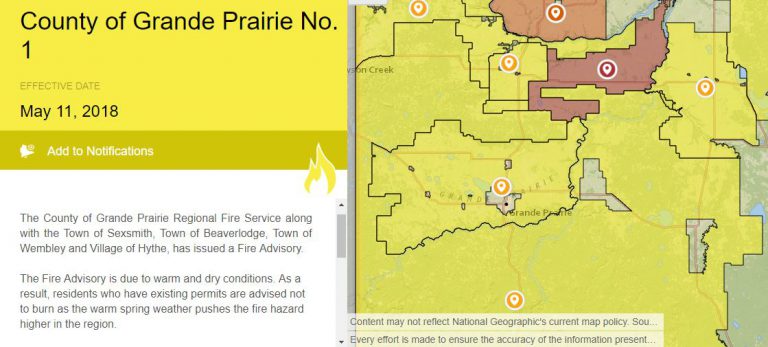 County issues fire advisory