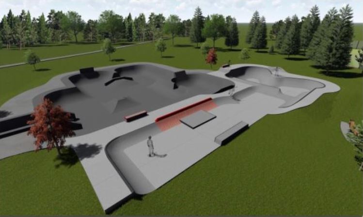 Skate park expansion construction gets rolling