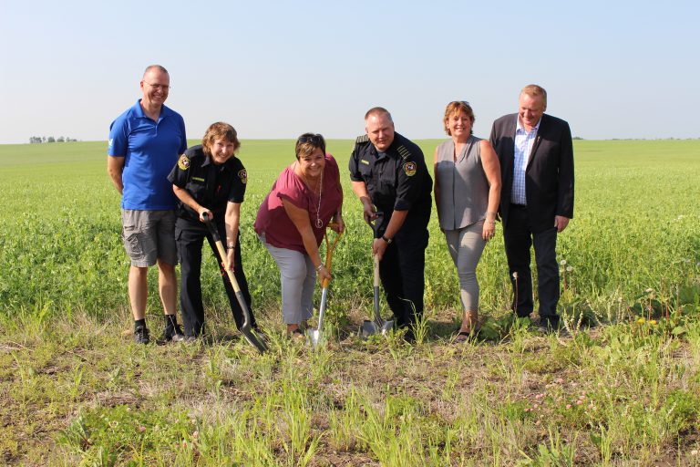 Construction of La Glace fire hall underway