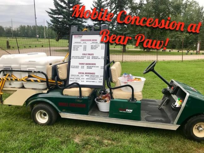 Concession Cart Feeding Visitors at South Bear Creek Park