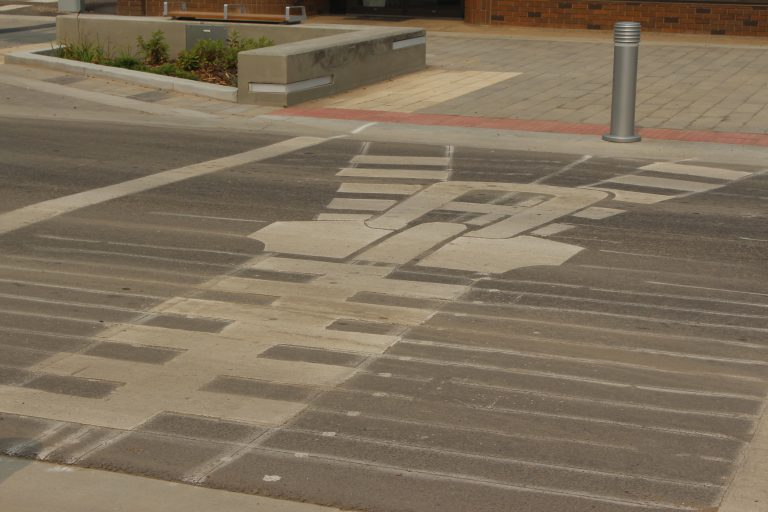 New zipper crosswalks give a different look to downtown core