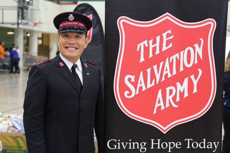 Salvation Army food bank shelves emptying